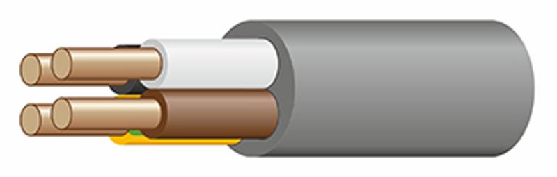 NUM (NYM)-J 4х1,5 -0,66 (НКЗ) — Кабель CU