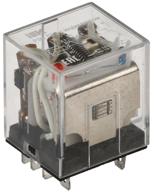 Реле РЭК77/3(LY3) с индикацией 10А 12В АC  | RRP10-3-10-012A-LED | IEK — IEK (ИЭК)