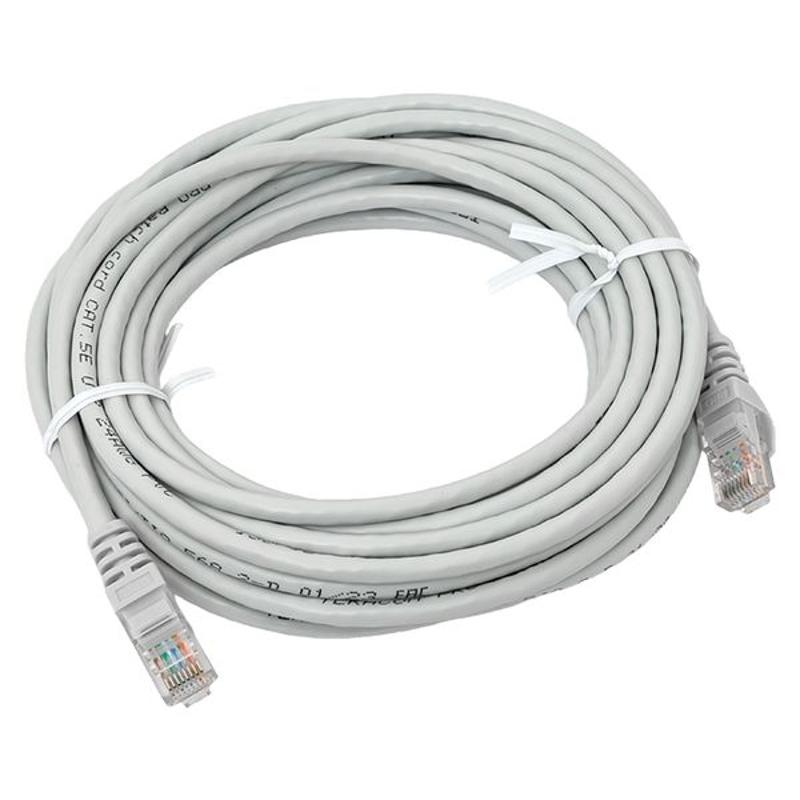 Патч-корд TERACOM PRO Cat.5E неэкранированный UTP оболочка PVC серый (7,0м) | TRP-5EUTP-PVC-7M-GY | EKF — EKF