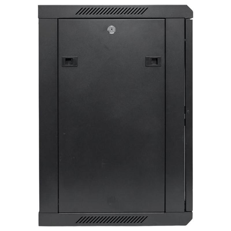 Шкаф настенный 19" TERACOM PRO 12U 600х450 мм дверь стеклянная с замком-ручкой чёрный | TRP-WLL-1264-40B | EKF — миниатюра 59