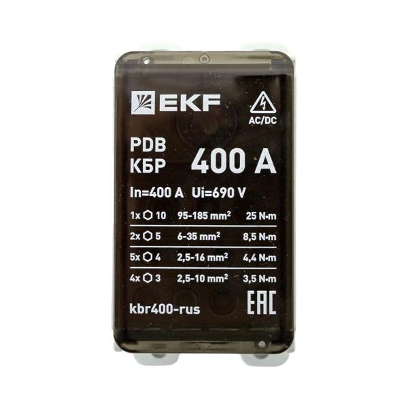 Клеммный блок распределительный КБР 400A  |kbr400-rus| EKF — миниатюра 5