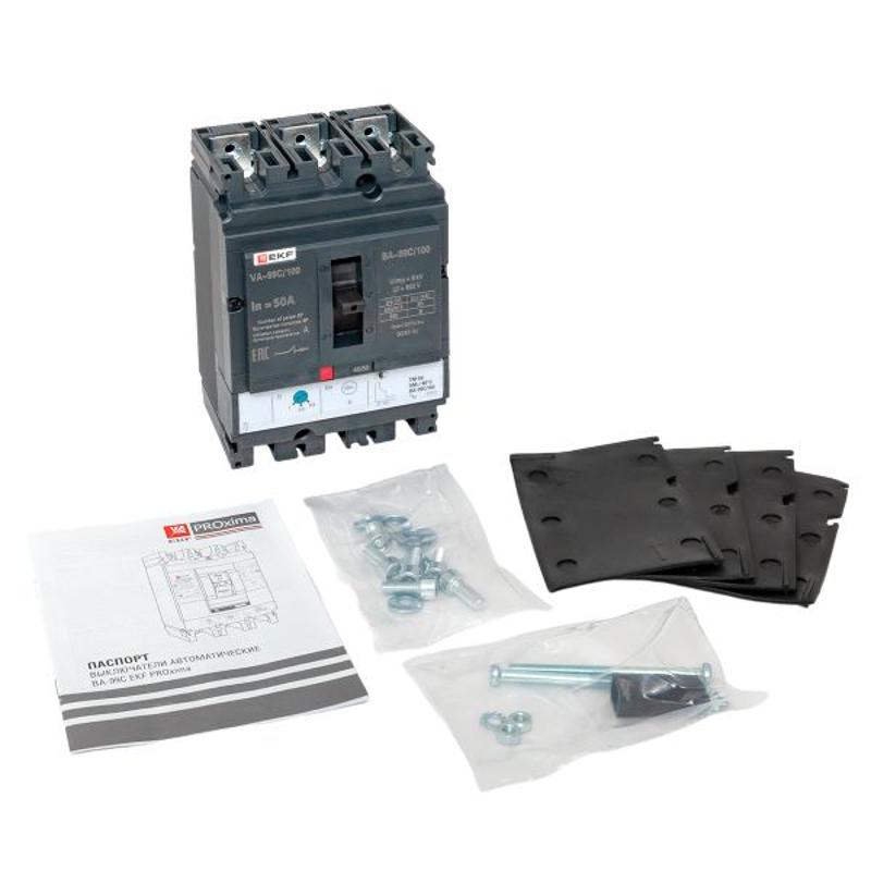 Выключатель автоматический ВА-99C (Compact NS) 100/50А 3P 36кА EKF PROxima | mccb99C-100-50 | EKF — миниатюра 16