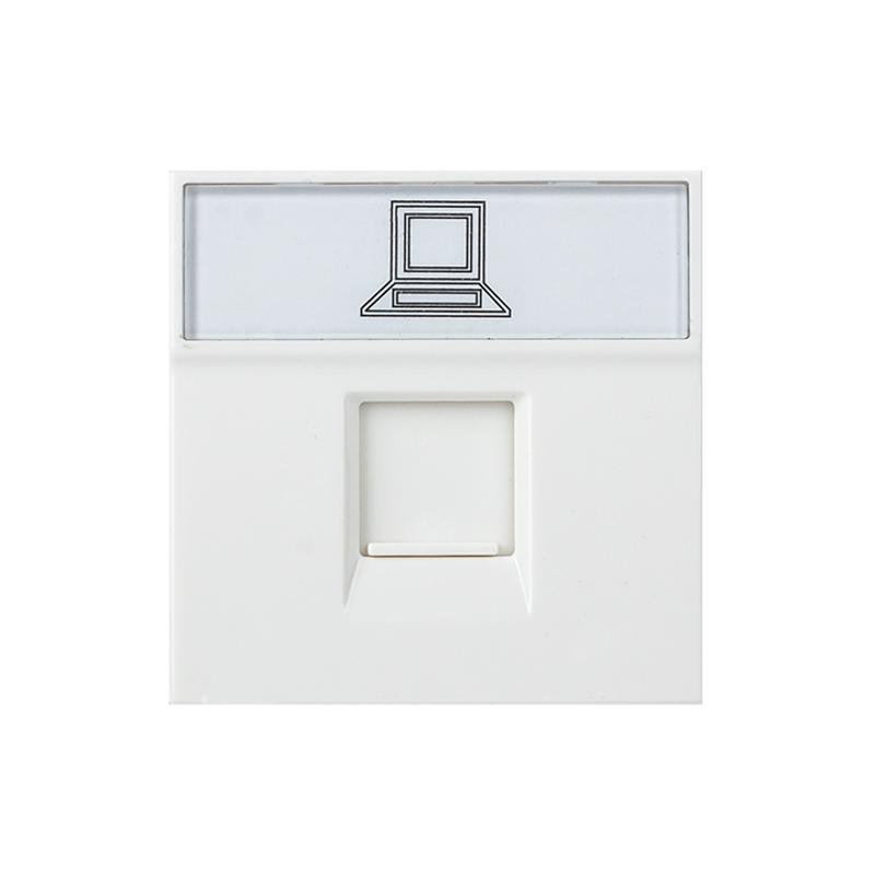 Розетка RJ45, категории 5е (ширина 2 модуля) | E2MK015E-135-10 | EKF — миниатюра 2