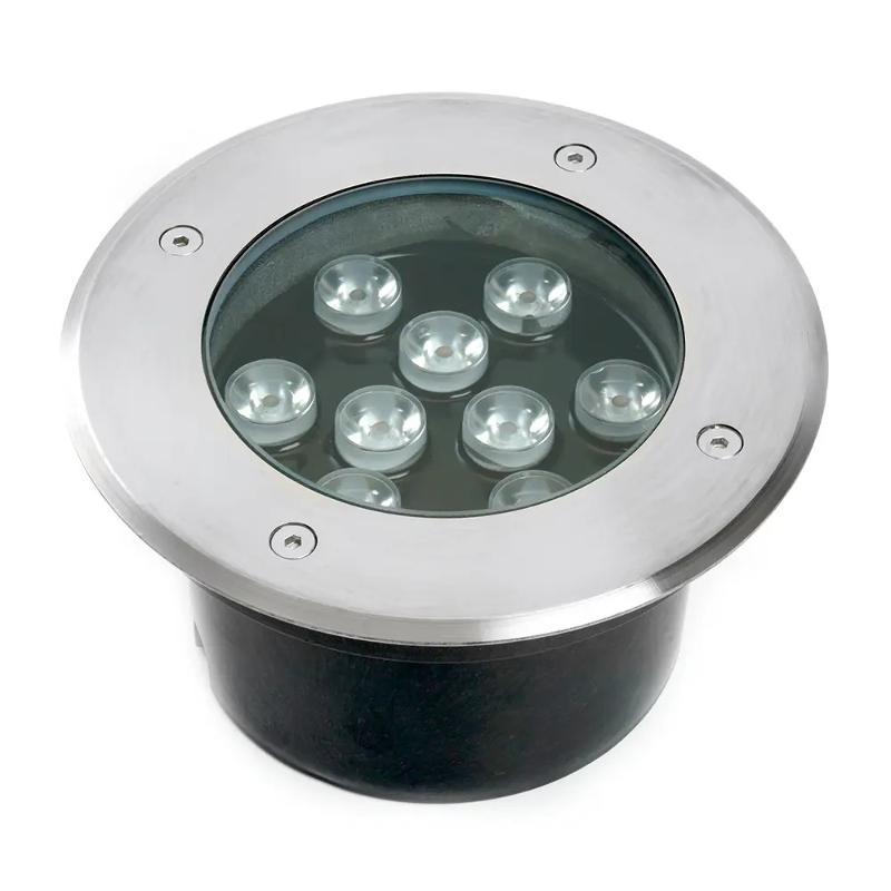 Светильник тротуарный 10W, AC/DC12V, 4000К, D160*H90mm, внутренний диаметр: 110mm, IP 67, SP2803 | 48347 | FERON — Feron