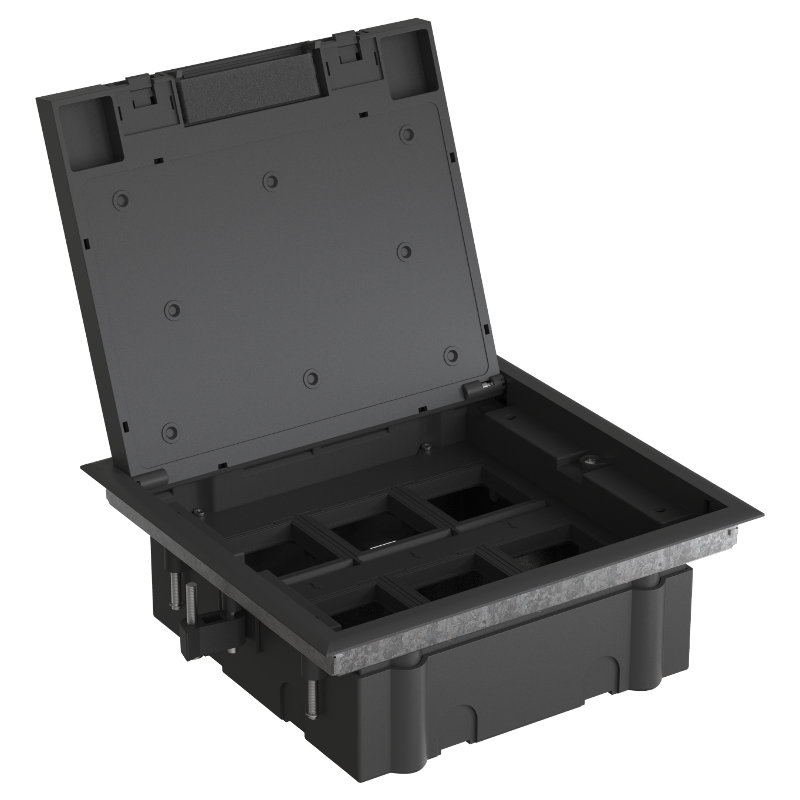 MultiDesk Люк на 12 модулей IP40 для фальшпола с монтажной коробкой, тип MDK10 | MDK10112 | SE — миниатюра 9