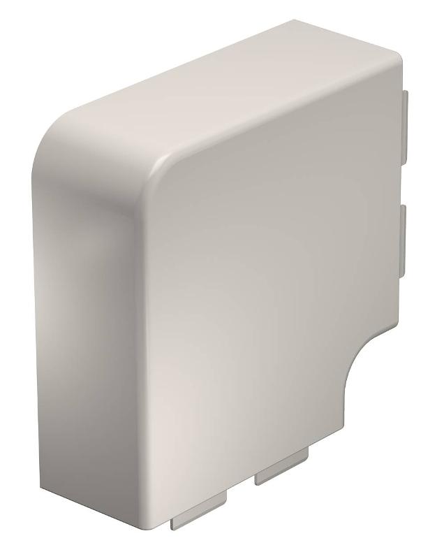 Крышка плоского угла кабельного канала WDK 60x130 мм (ПВХ,кремовый) (WDK HF60130CW) | 6161537 | OBO Bettermann — OBO Bettermann