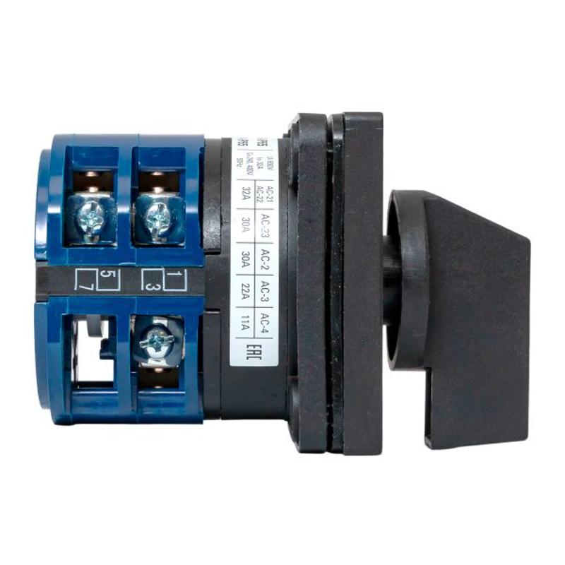 Переключатель кулачковый ПК-1-13 32А 3P «0-1» IP65 | pk-1-13-32-65 | EKF — миниатюра 3