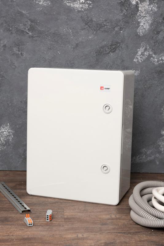 Бокс пластиковый с монтажной платой (ВхШхГ) 400х300х170мм IP65 PROxima | PB65MP003 | EKF — миниатюра 9