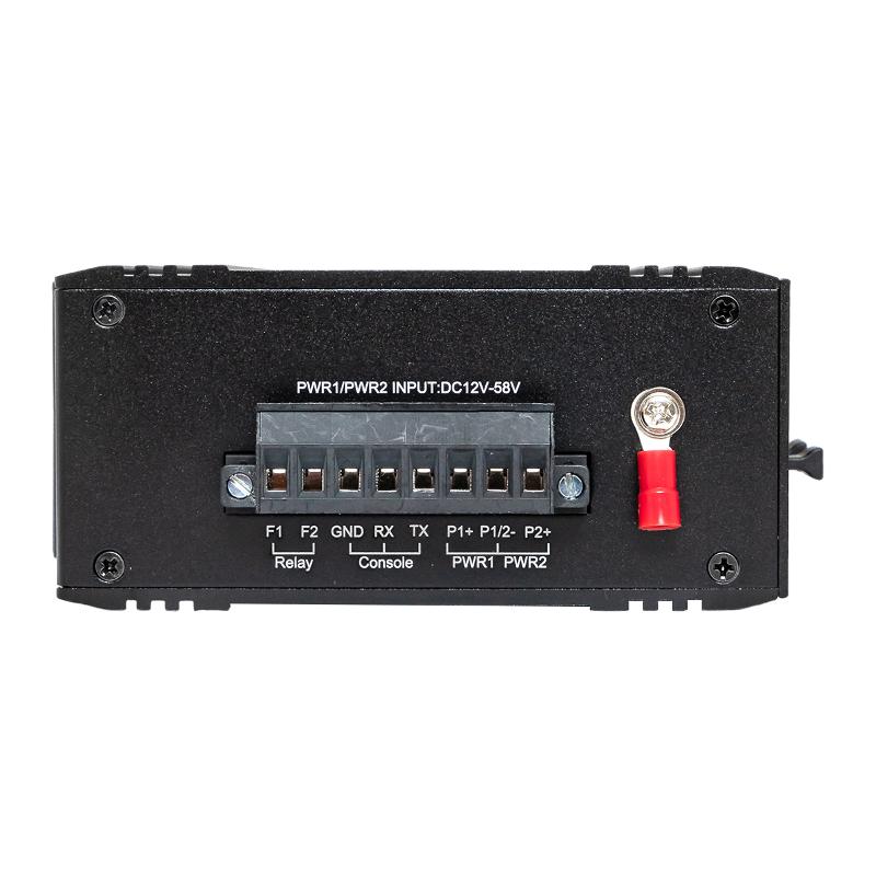 Промышленный управляемый коммутатор уровня L2 TSX-ML2-2GX/SFP-8GT, 2 порта 1000Base-X SFP, 8 портов 10/100/1000Base-T(X) RJ45, монтаж на динрейку TSX  — миниатюра 3