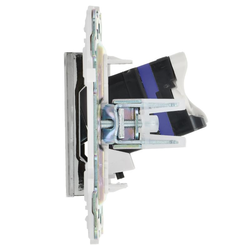 SKANDY Розетка компьютерная RJ45 кат.6 SK-K02N никель | SK-K10-2-K50 | IEK — миниатюра 3