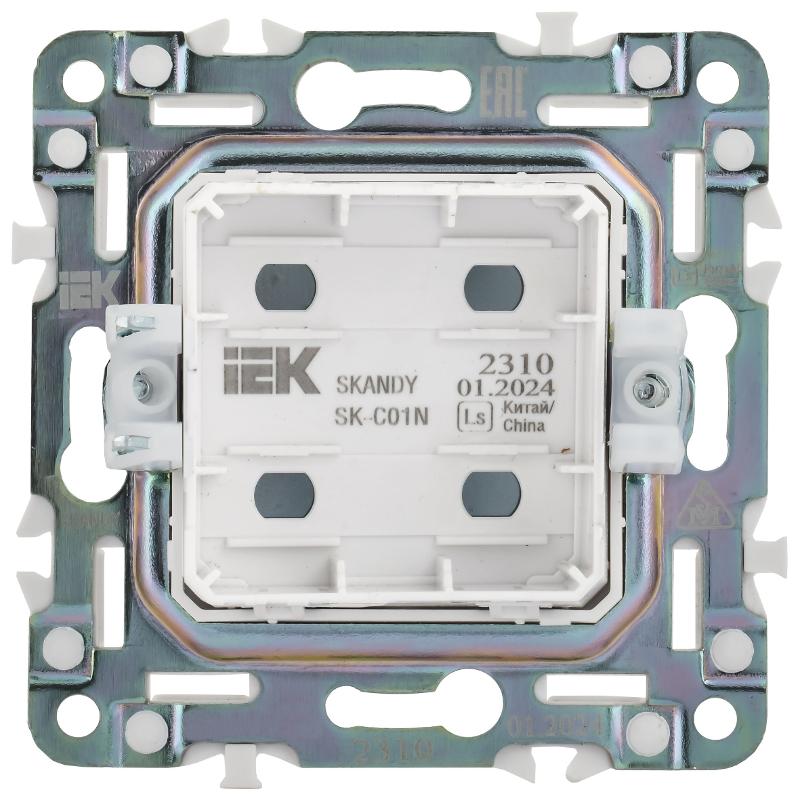 SKANDY Заглушка с суппортом SK-C01N никель | SK-PL10-K50 | IEK — миниатюра 5