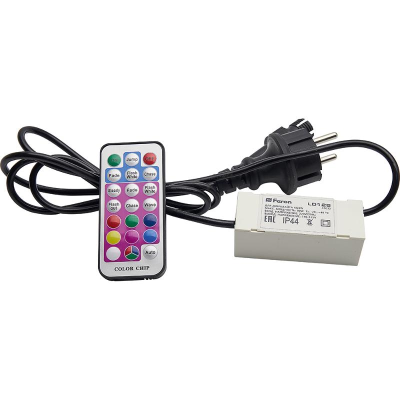 Контроллер 10-50м 2W для дюралайта LED-R2W RGB со светодиодами (шнур 1м) | 41032 | Feron — Feron
