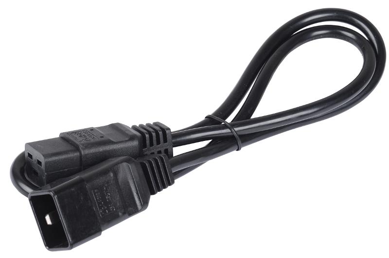 Кабель электропитания PDU 3х1,5 2М с разъёмами С19-C20 | PC-C19C20-2M | ITK — ITK