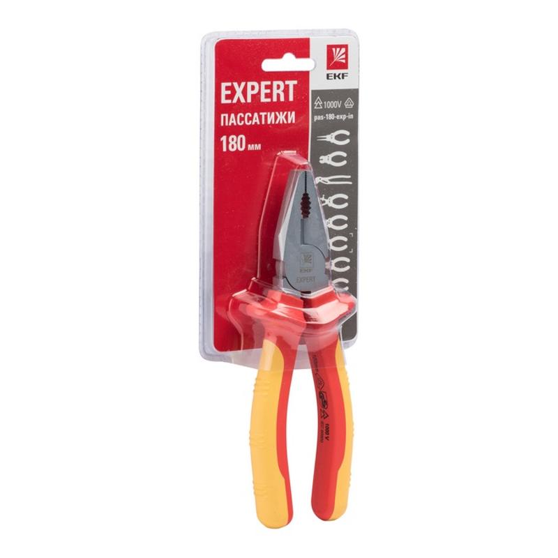 Пассатижи Expert 180 мм 1000В EKF PROxima  |  pas-180-exp-in |  EKF — миниатюра 3