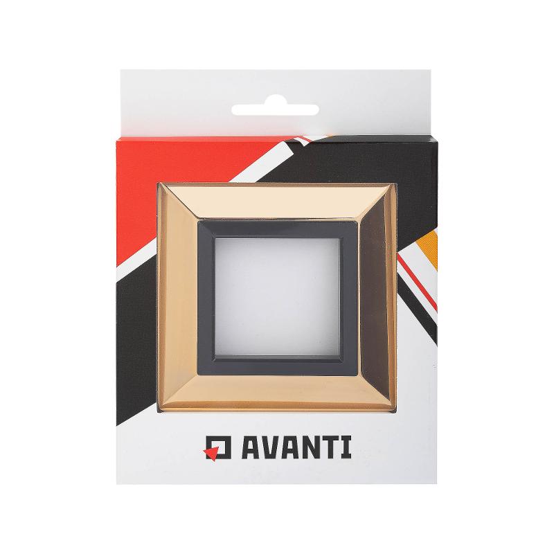 Рамка из металла, "Avanti", золотая, 2 модуля | 4408852 | DKC — миниатюра 8