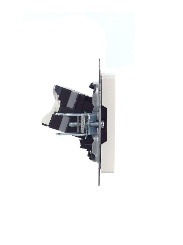 BRITE Розетка компьютерная RJ45 кат.5E РК10-БрЖ жемчужный  | BR-K10-1-K36 | IEK — миниатюра 3