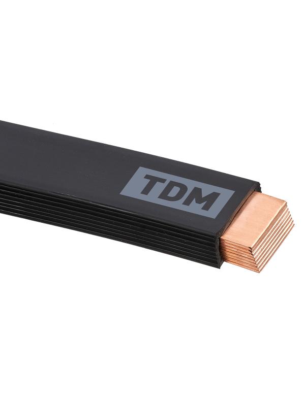 Шина медная гибкая изолированная ШМГ 8х(32х1), 2м, | SQ0841-0007 | TDM — TDM ELECTRIC