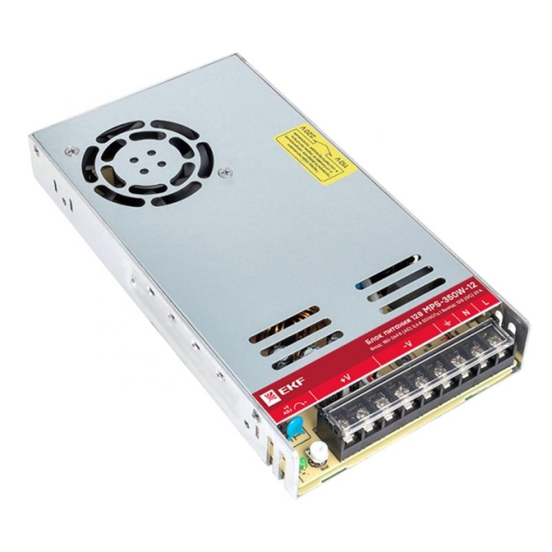 Блок питания 12В MPS-350W-12 Proxima | mps-350w-12 | EKF — EKF