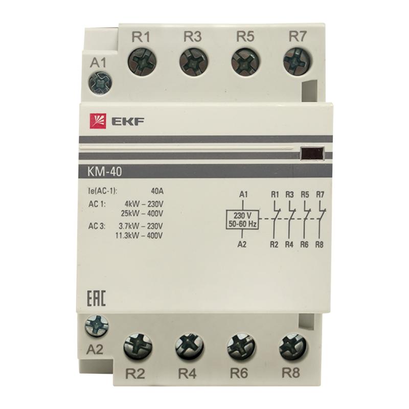 Контактор модульный КМ 40А 4NC (3 мод.) PROxima| km-3-40-04 | EKF — миниатюра 5