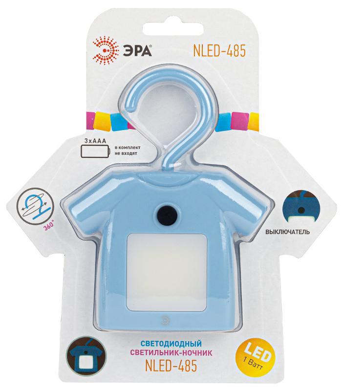 Светильник-ночник NLED-485-1W-SW-BU голубой (48/1344) | Б0049344 | ЭРА — миниатюра 2