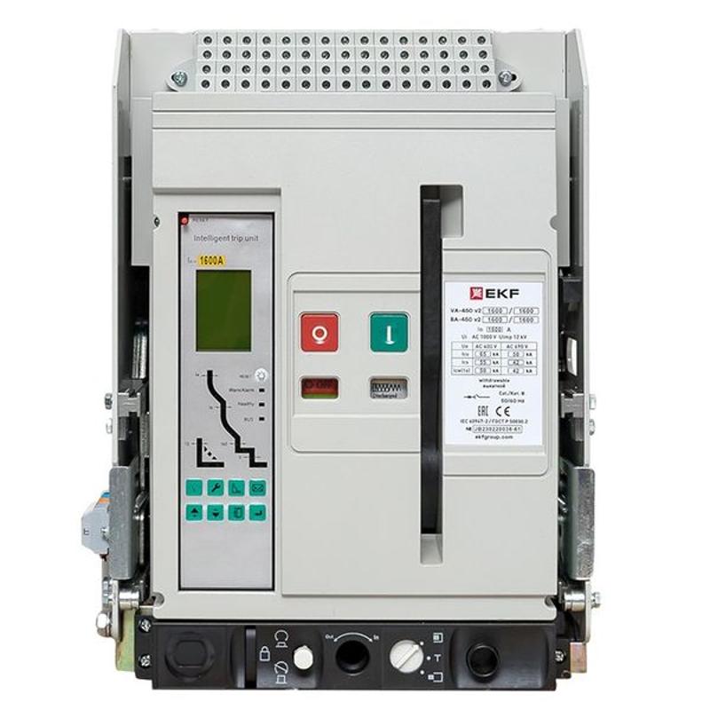 Выключатель автоматический ВА-450 1600/800А 3P 65кА выкатной v2 | mccb450-1600-800v-v2 | EKF — миниатюра 5