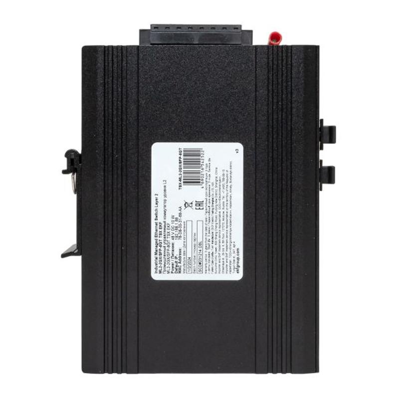 Промышленный управляемый коммутатор уровня L2 TSX-ML2-2GX/SFP-8GT, 2 порта 1000Base-X SFP, 8 портов 10/100/1000Base-T(X) RJ45, монтаж на динрейку TSX  — миниатюра 23