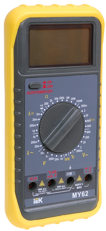 Мультиметр цифровой  Professional MY63  | TMD-5S-063 | IEK — миниатюра 3