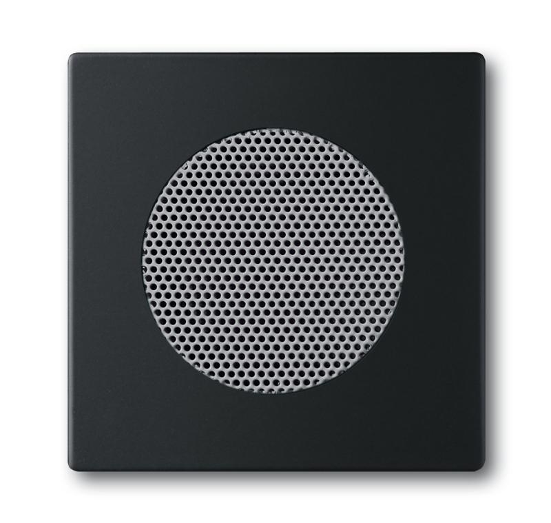 Плата центральная (накладка) для громкоговорителя 8223 U, серия future/solo, цвет чёрный бархат | 8200-0-0126  | 2CKA008200A0126 | ABB — ABB