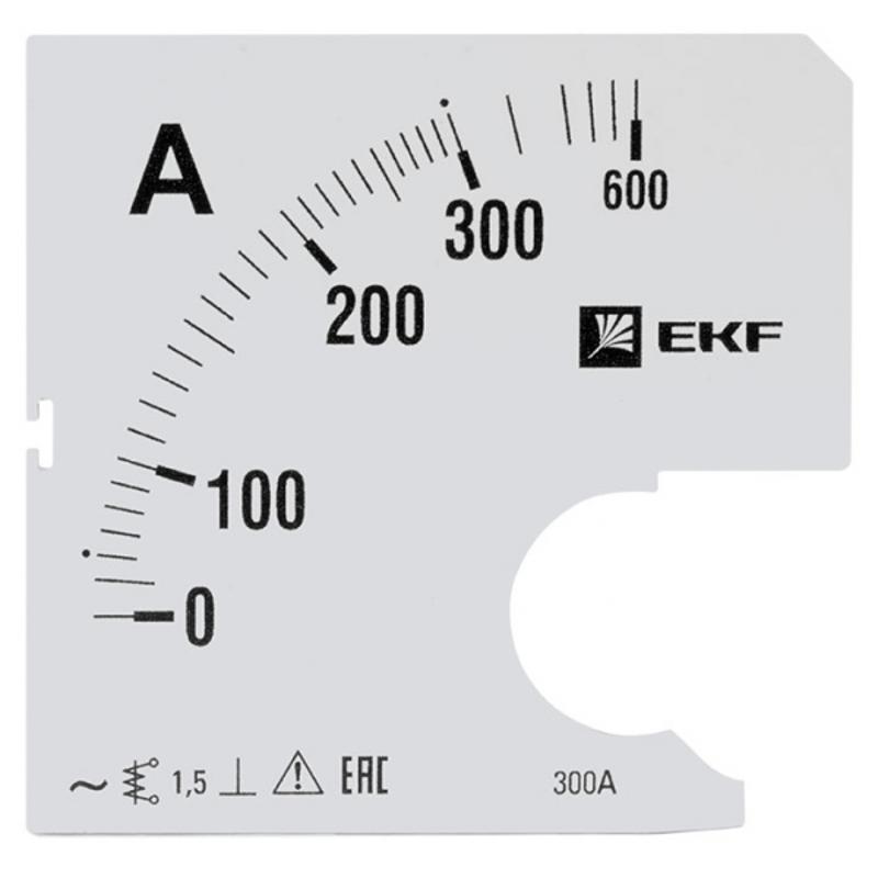 Шкала сменная для A961 300/5А-1,5 EKF PROxima | s-a961-300 | EKF — EKF