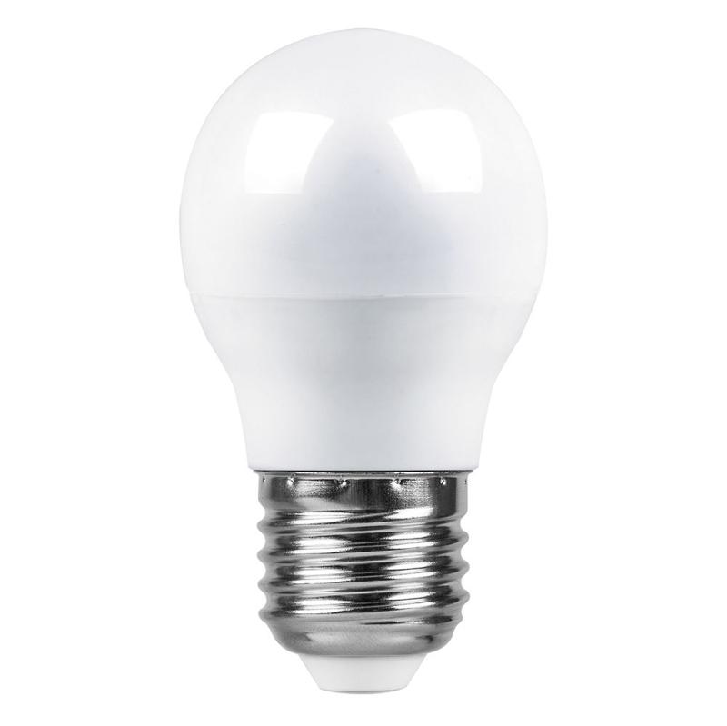 Лампа светодиодная LB-95 (7W) 230V E27 6400K G45 | 25483 | FERON — миниатюра 2