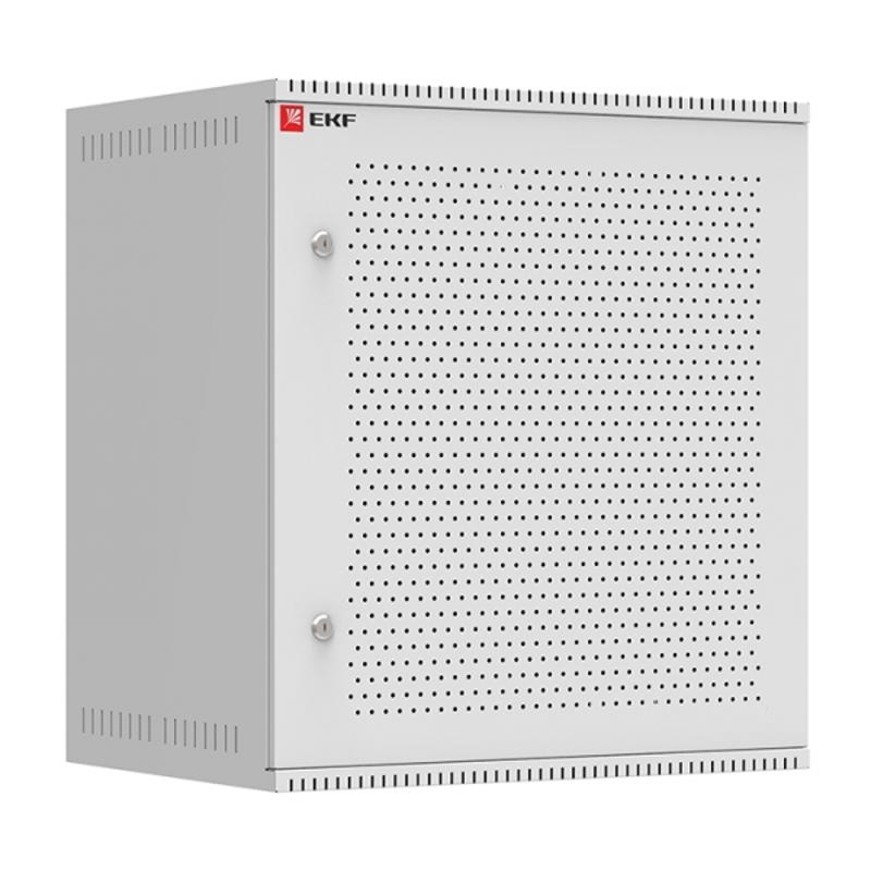 Шкаф телекоммуникационный настенный 12U (600х450) дверь перфорированная, Astra A серия EKF Basic  |  ITB12P450 |  EKF  — EKF