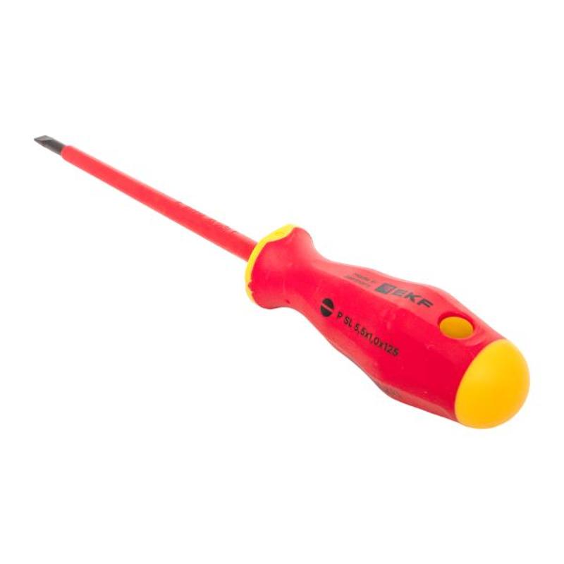 Отвертка Professional SL5.5х1 мм VDE 1000В |sl-5.5-1-pro-in|EKF — миниатюра 13