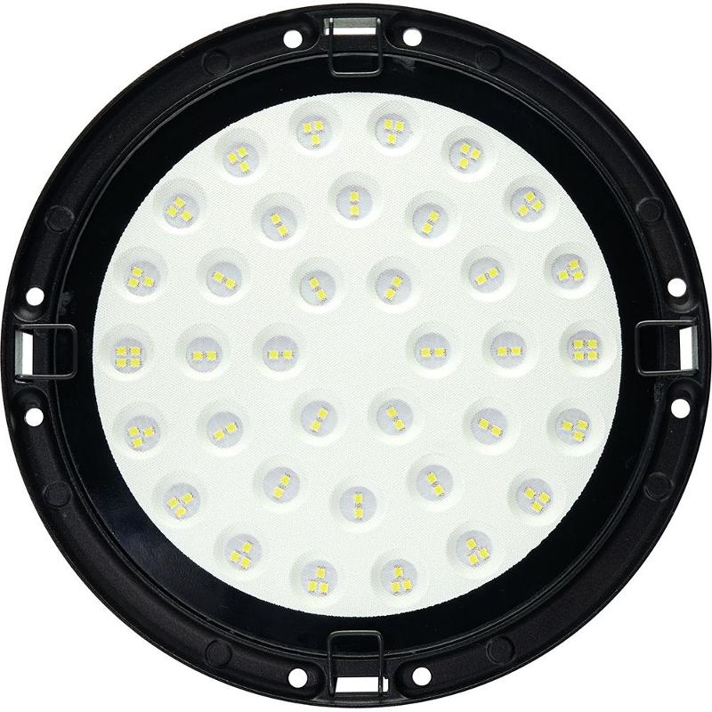 Светильник светодиодный промышленный подвесной AL1004 High bay 100W 120° 4000K IP65 AC175-265V/50Hz,черный 230*88мм | 41331 | Feron — миниатюра 2