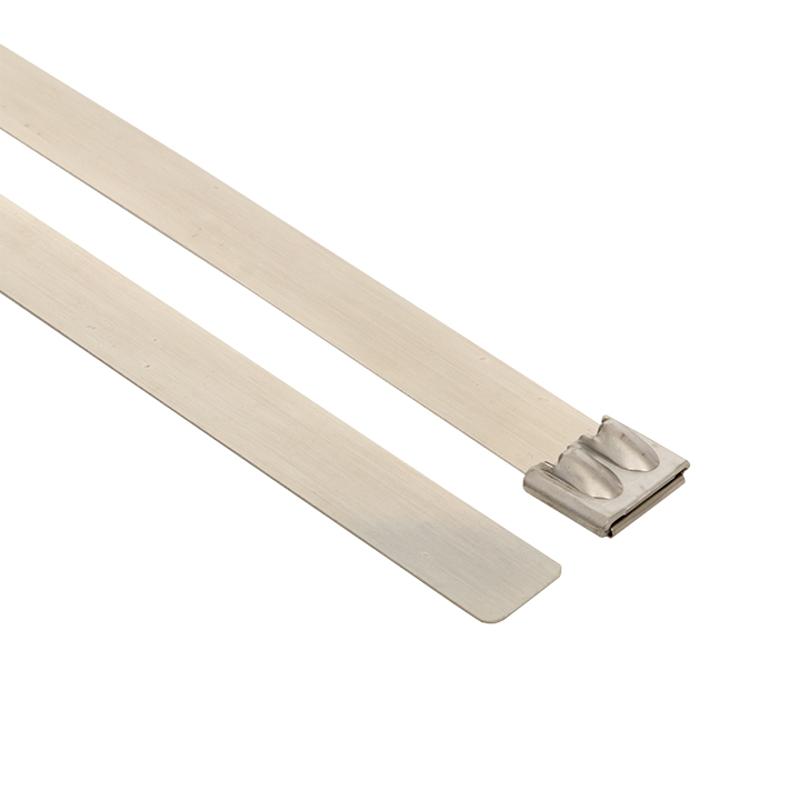 Хомут AISI 304 из нержавеющей стали, 12x680 (100 шт.) FlexLock PROxima|plc-fl-tss-304-12x680|EKF — миниатюра 2