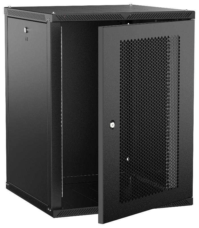 ITK LINEA W Шкаф 15U 600х600мм дверь перф. черный 2.0| LWR5-15U66-PF-2| ITK — ITK