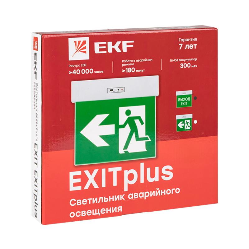 Светильник аварийного освещения EXITplus-101 одностор. LED | EXITP-SS-101-LED | EKF — миниатюра 2
