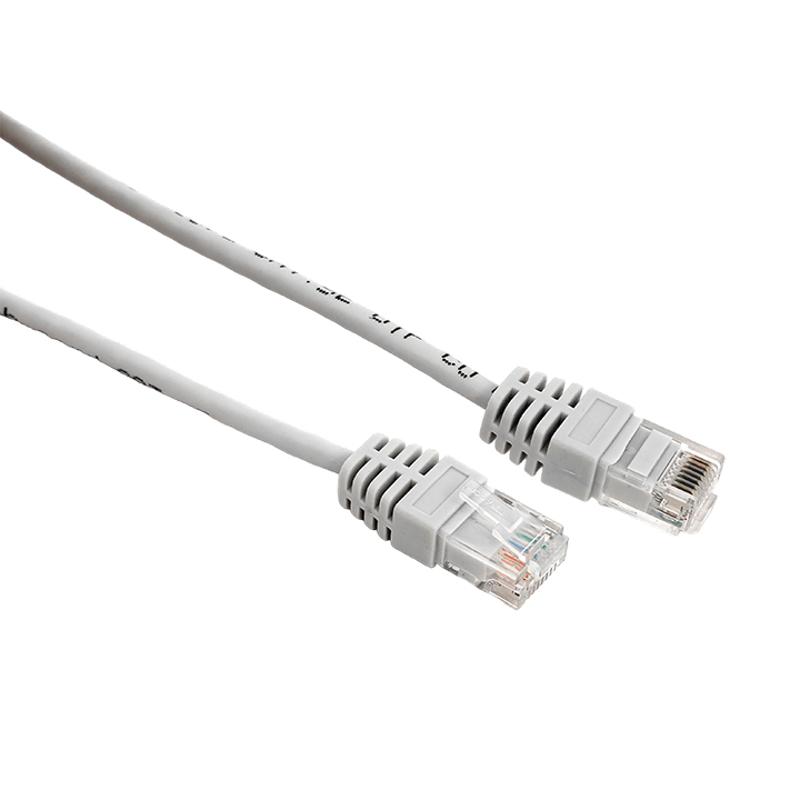 Патч-корд TERACOM Cat.5E (1Гбит/с) неэкранированный UTP оболочка PVC серый (0,5м) | TRC-5EUTP-PVC-05M-GY | EKF — миниатюра 2