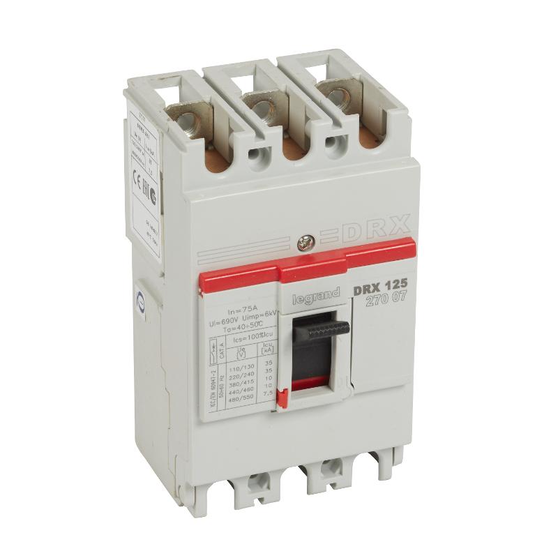 Drx125 фиксированный 75a 3п 10кА | 027007 | Legrand — Legrand