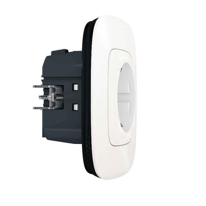 Розетка умная с/з Valena Allure 16А 230В жемчуж. Netatmo — миниатюра 3
