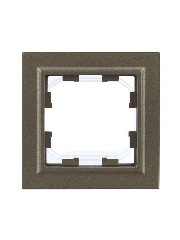 BRITE Рамка 1-ая IP44 РУ-1-БрШ-44 шампань | BR-M12-44-K37 | IEK — миниатюра 4