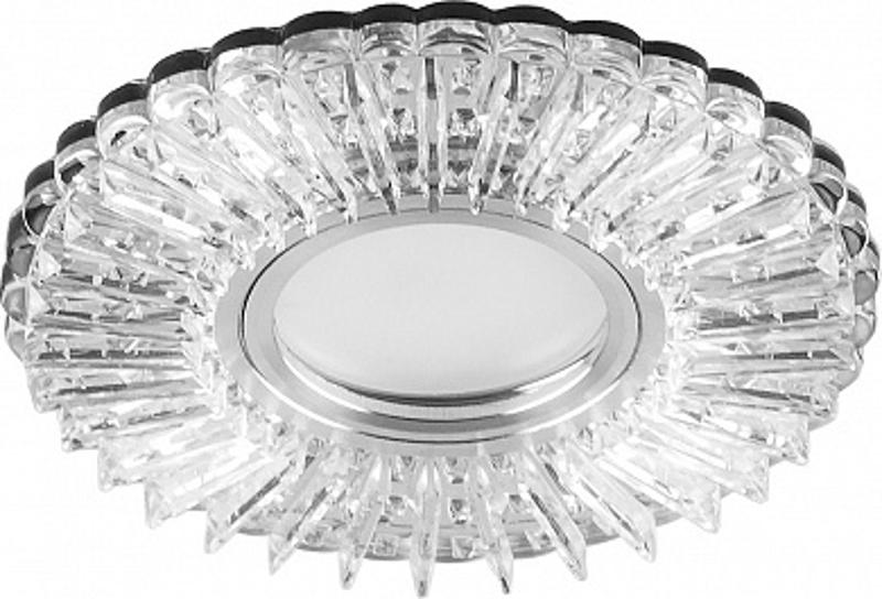 Светильник встраиваемый с белой LED подсветкой CD900 потолочный MR16 G5.3 белый | 28843 | Feron — миниатюра 1
