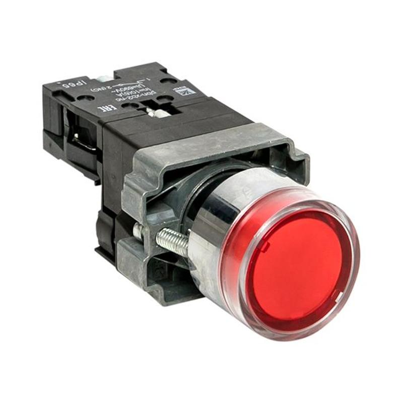 Кнопка BA42 с подстветкой 230В красная NC IP65 PROxima | xb2-bw42-230-65 | EKF — EKF