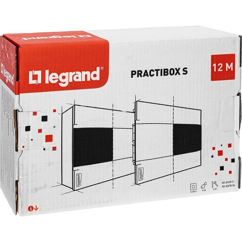 Practibox S Пластиковый щиток Встраиваемый 1X12 Белая дверь — миниатюра 3