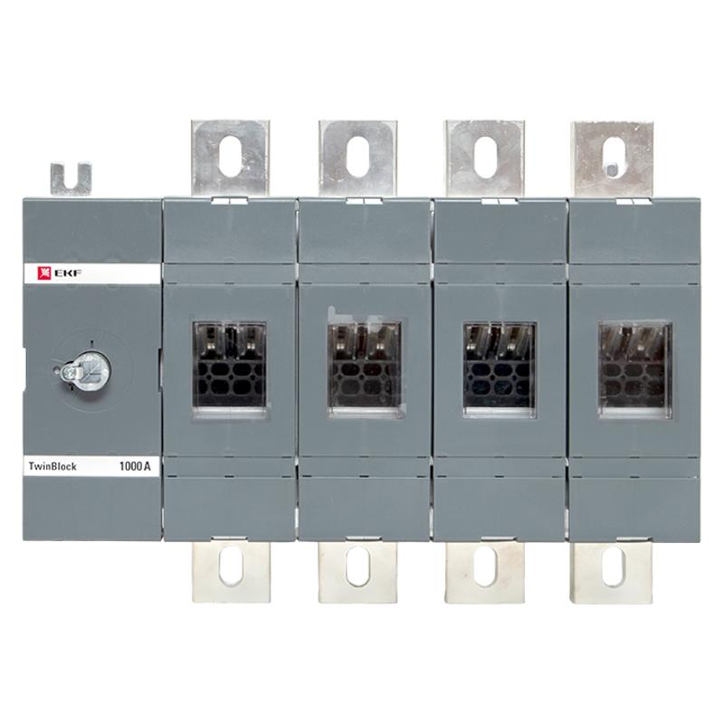Рубильник 1000A 4P без рукоятки управления TwinBlock | tb-s-1000-4p | EKF — миниатюра 2