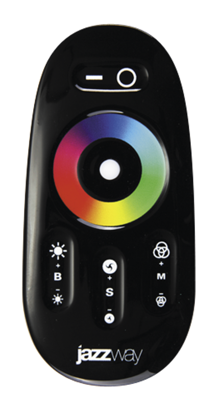 Контроллер для светодиодной ленты LED RGB PRC-4000RF 216/432Вт 12/24В IP20 черный | 1019295 | Jazzway — миниатюра 2