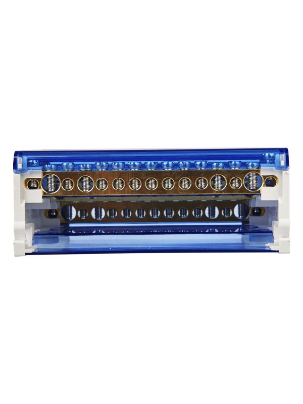 Шины на DIN-рейку в корпусе (кросс-модуль) 3L+PEN 4х15  | YND10-4-15-125 | IEK — миниатюра 6