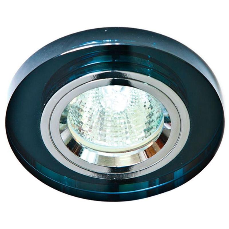 Светильник точечный встраиваемый под лампу 8060-2 MR16 50W G5.3 серый, серебро/ Grey-Silver | 19713 | FERON — Feron