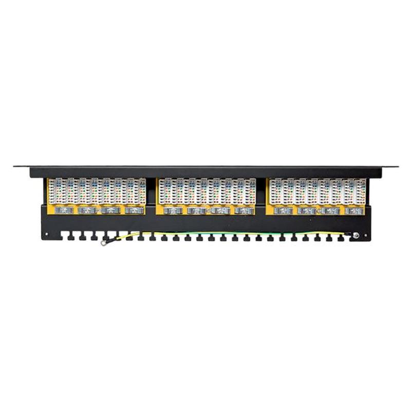 Патч-панель TERACOM CS 19'' Cat.6 1U полный экран STP 24 порта RJ-45 Dual IDC с органайзером|TRCS-PPNL-6STP-1U24|EKF — миниатюра 13
