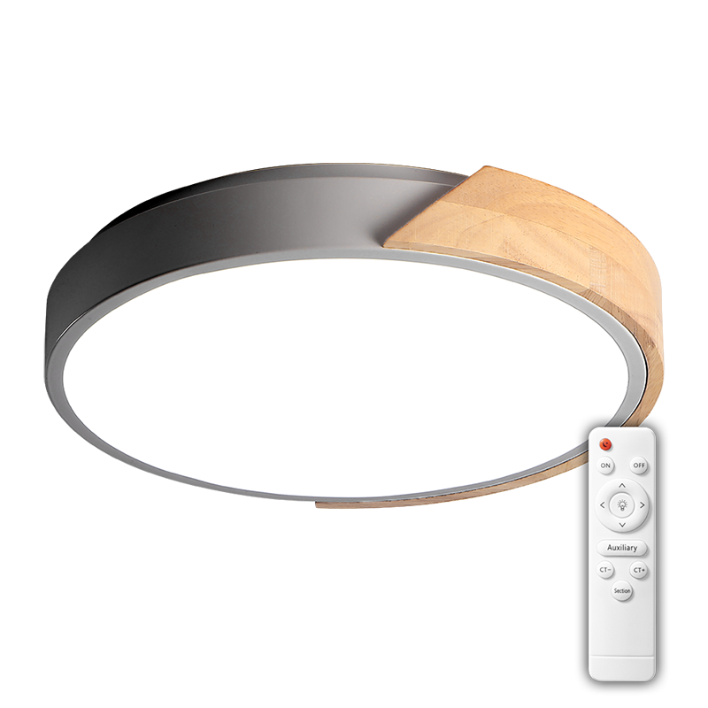 Светильник светодиодный бытовой PPB Sсandic-R 90w 3000-6500K GR/W с деревянной планкой IP20 D480*50 | .5037151 | JAZZWAY — миниатюра 1