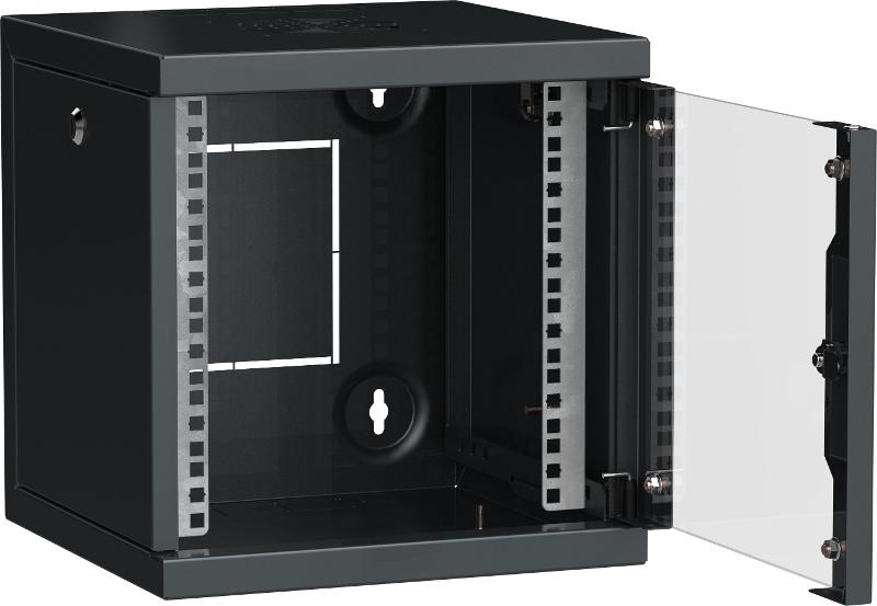 ITK LINEA WS Шкаф 10" 9U 320х310мм дверь стекл. черн.| LWS5-09U33-GF | ITK — миниатюра 2
